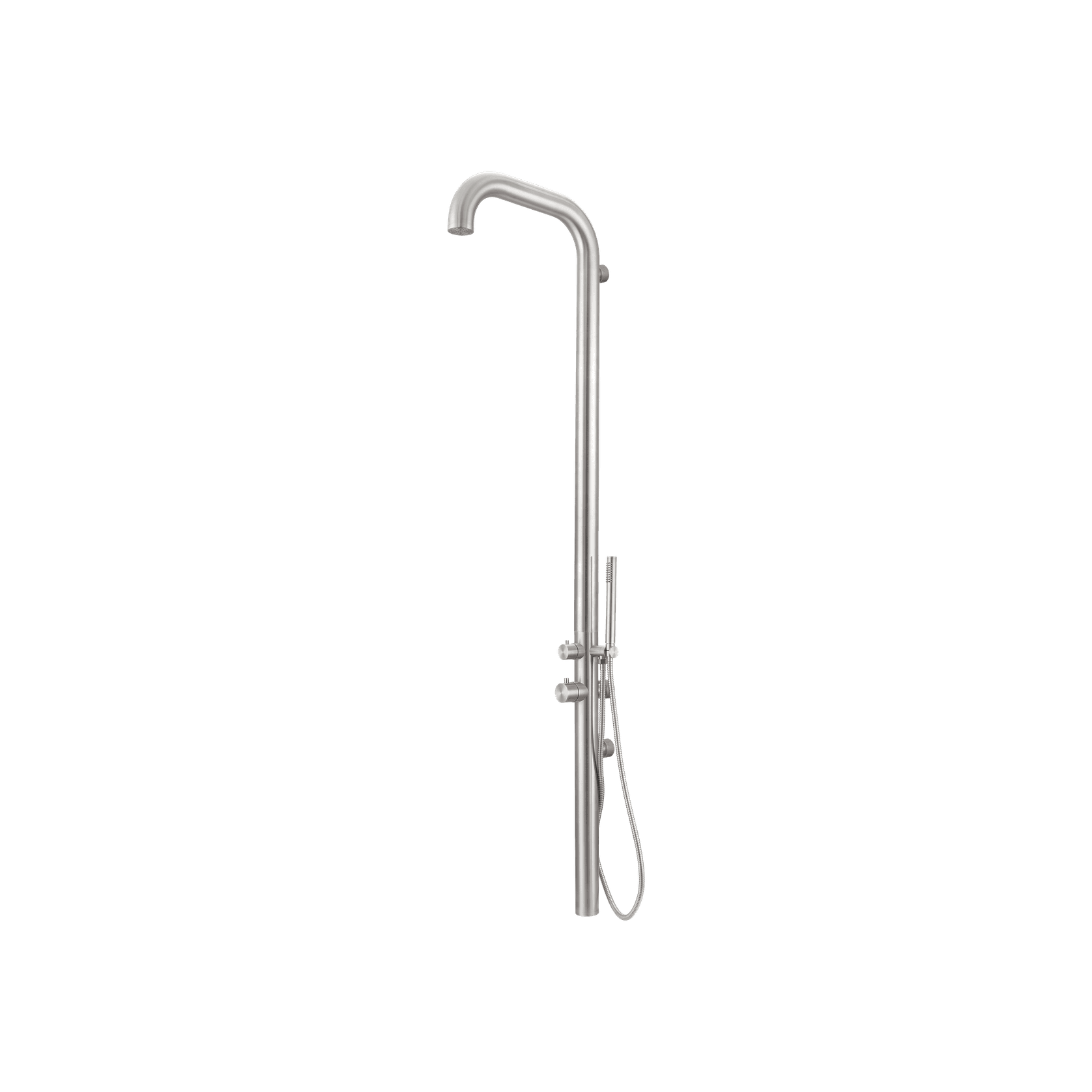 Pacific Outdoor Shower Tower Brushed Stainless gallery detail image