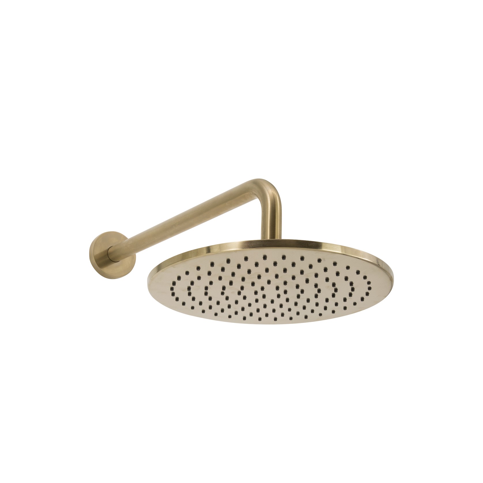 Scarab Rain Shower with Wall Arm Brushed Gold gallery detail image