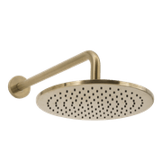 Scarab Rain Shower with Wall Arm Brushed Gold gallery detail image