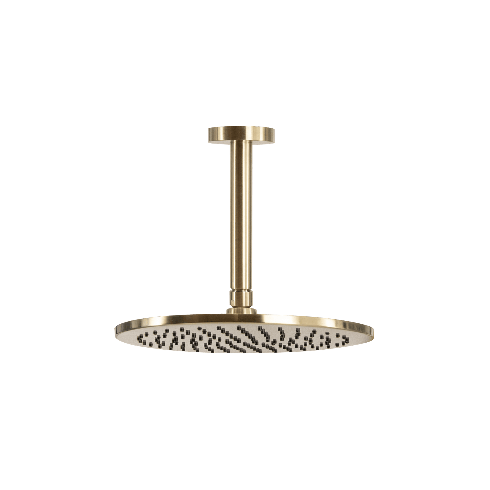 Scarab Rain Shower with Ceiling Arm Brushed Gold gallery detail image