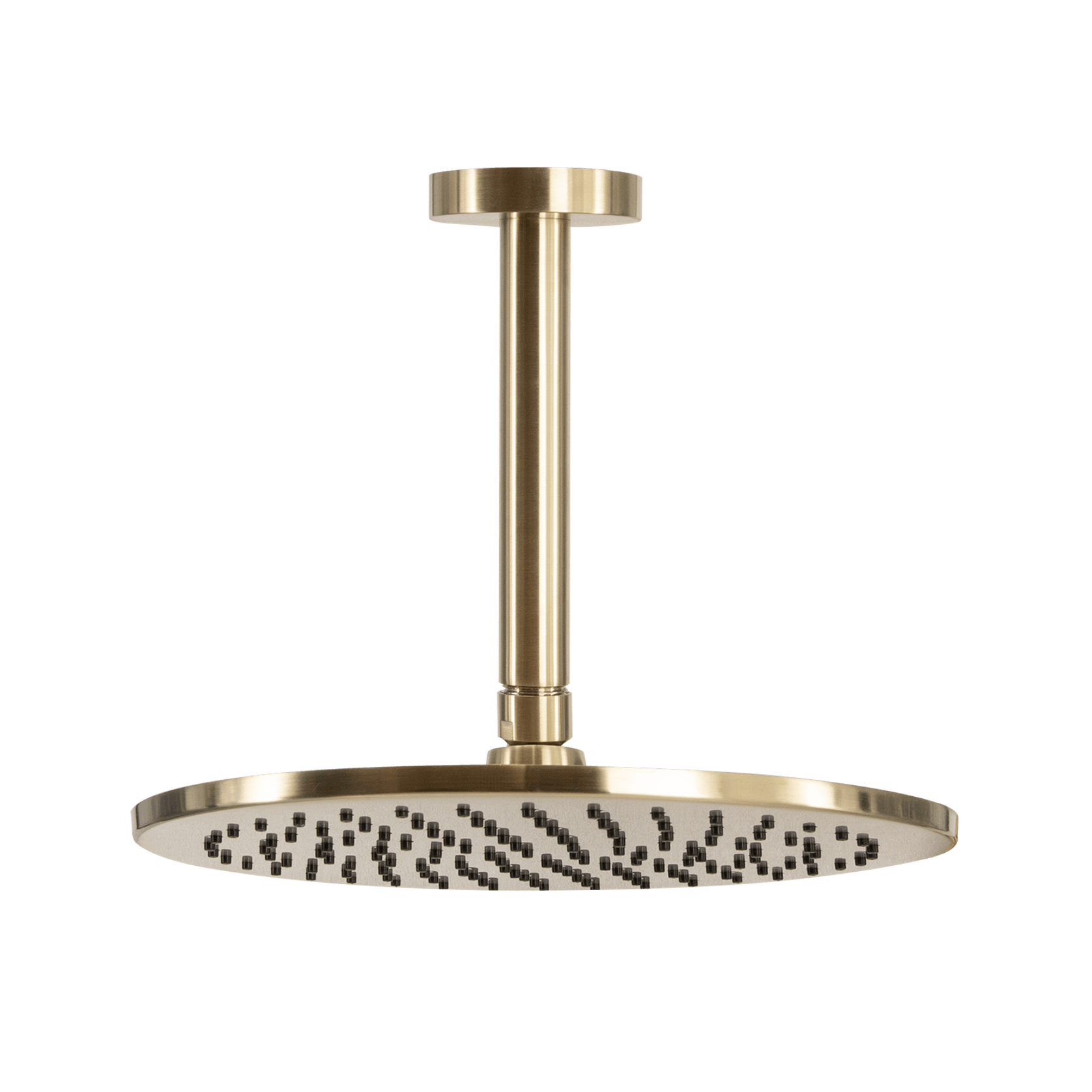 Scarab Rain Shower with Ceiling Arm Brushed Gold gallery detail image