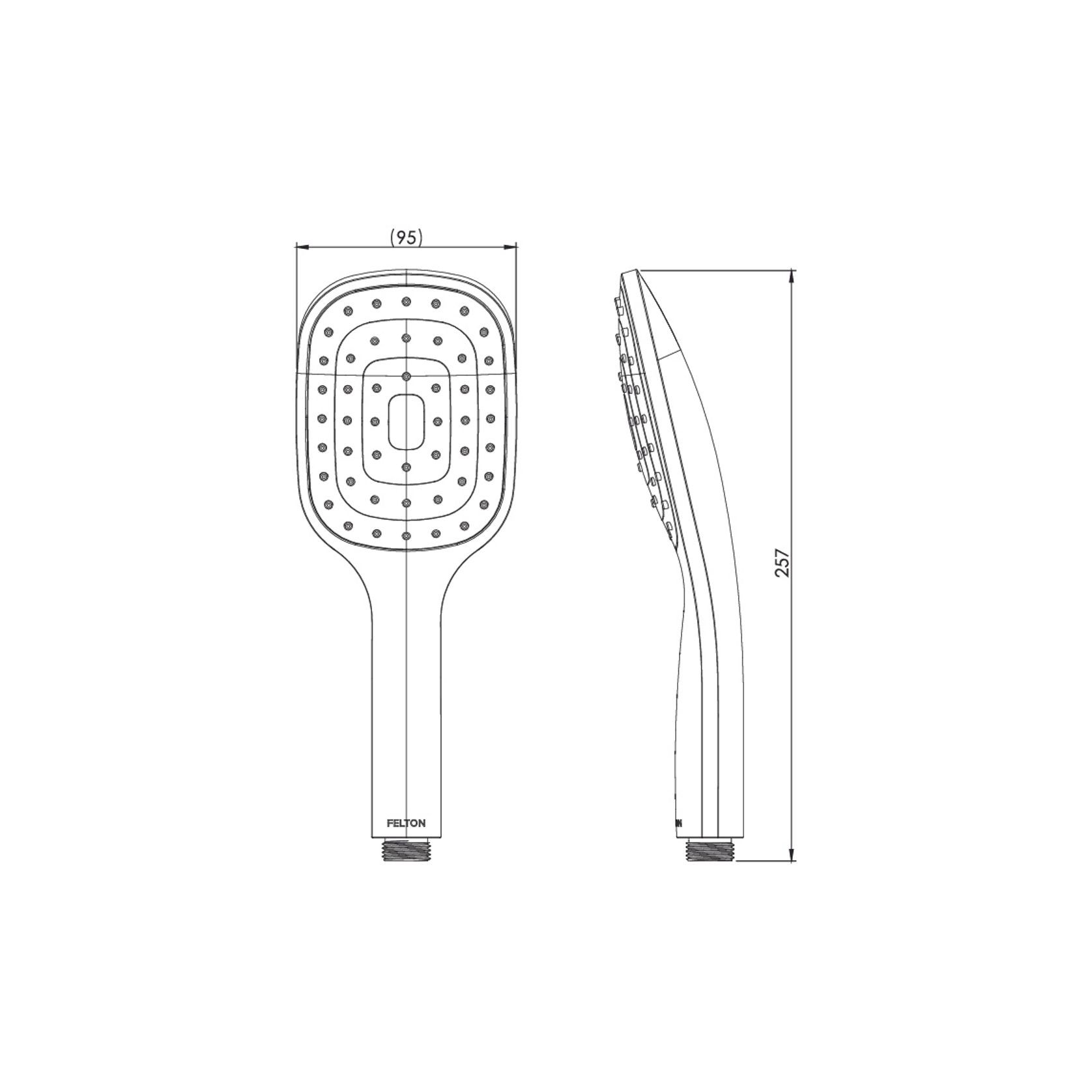 Axiss II/Que II Single Spray Handpiece Black gallery detail image