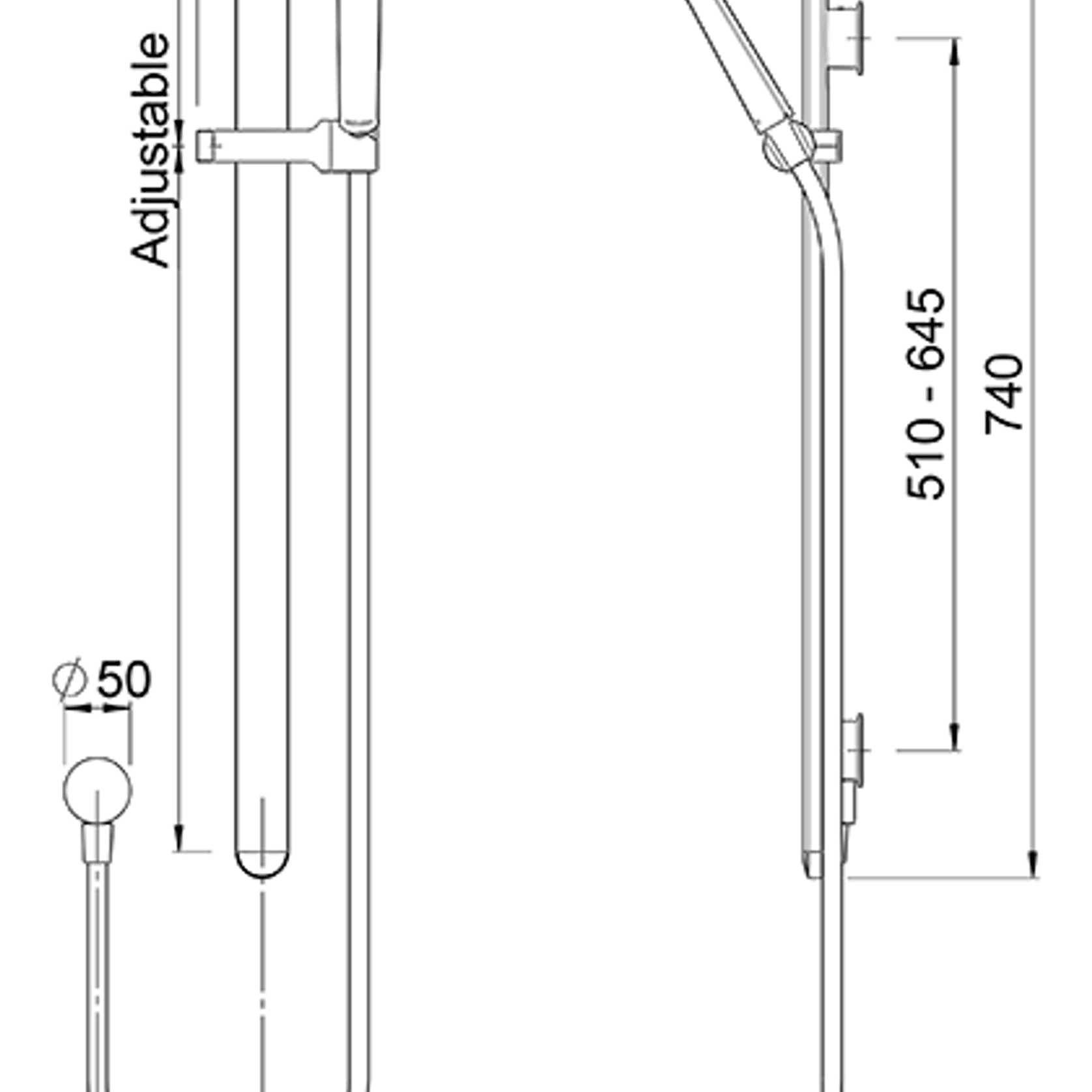Maku MK2 Rail Shower gallery detail image