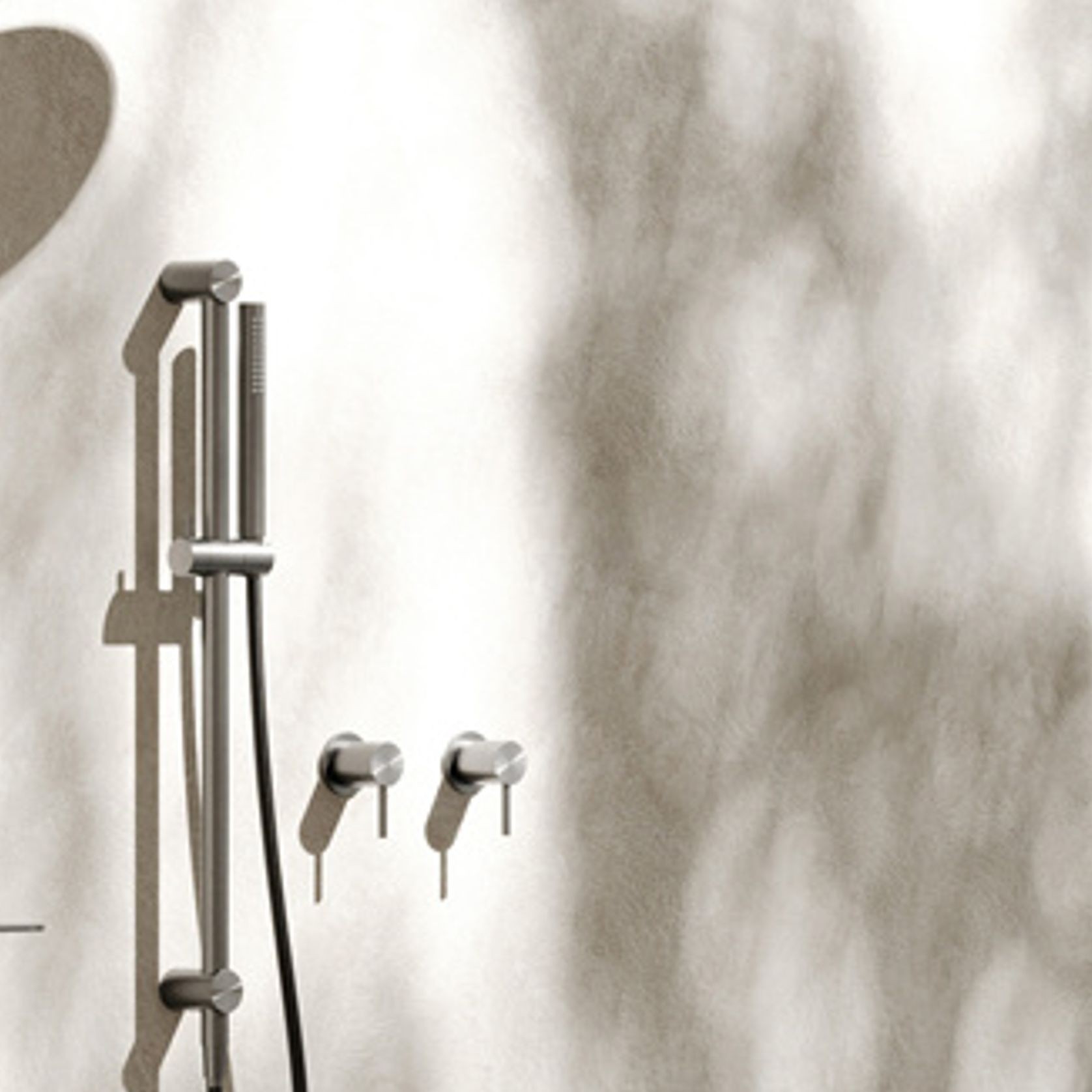 Zen SS316L Shower Rail & Outdoor Shower Hose | Brushed Nickel gallery detail image