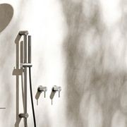 Zen SS316L Shower Rail & Outdoor Shower Hose | Brushed Nickel gallery detail image