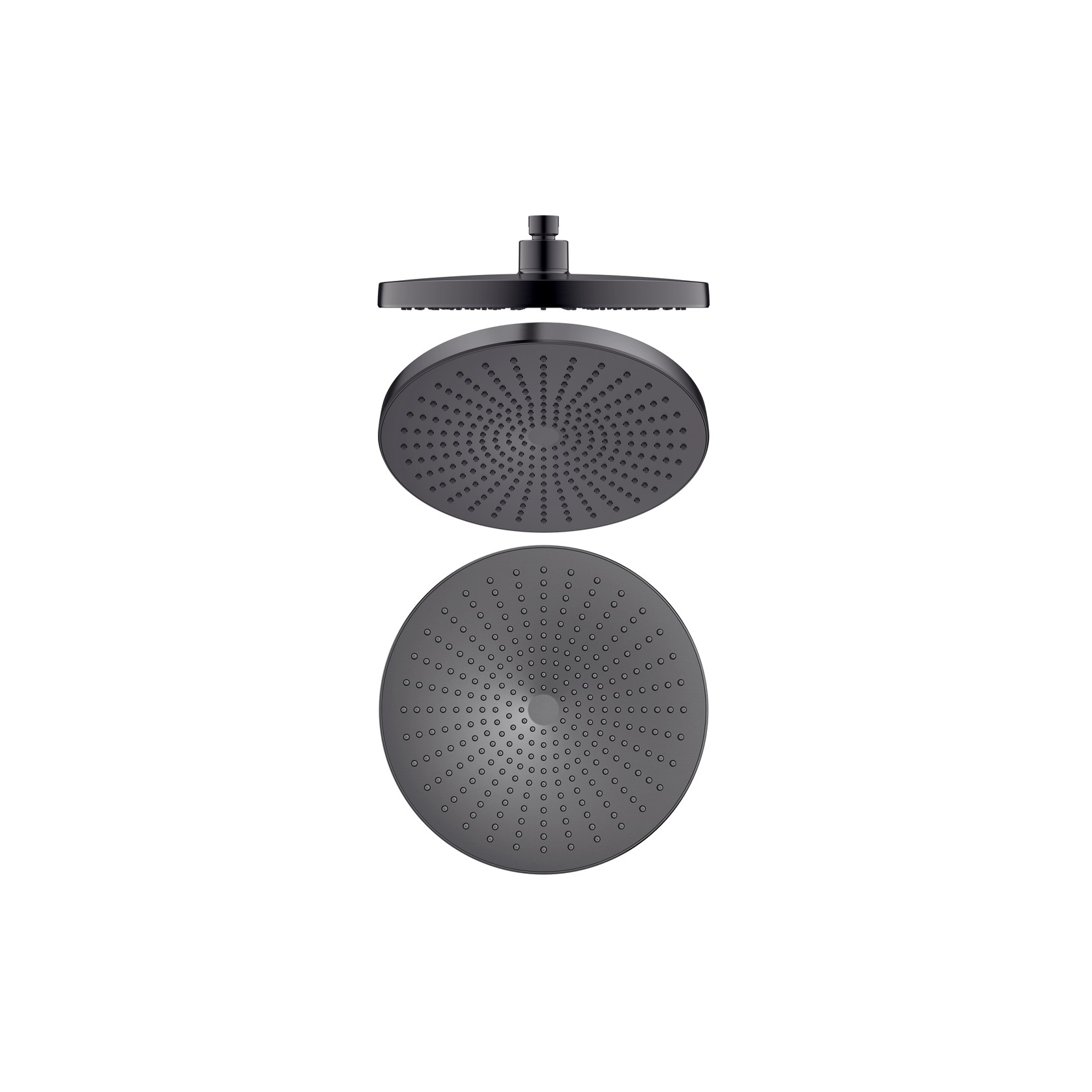 Opal 250mm Shower Head Gun Metal gallery detail image