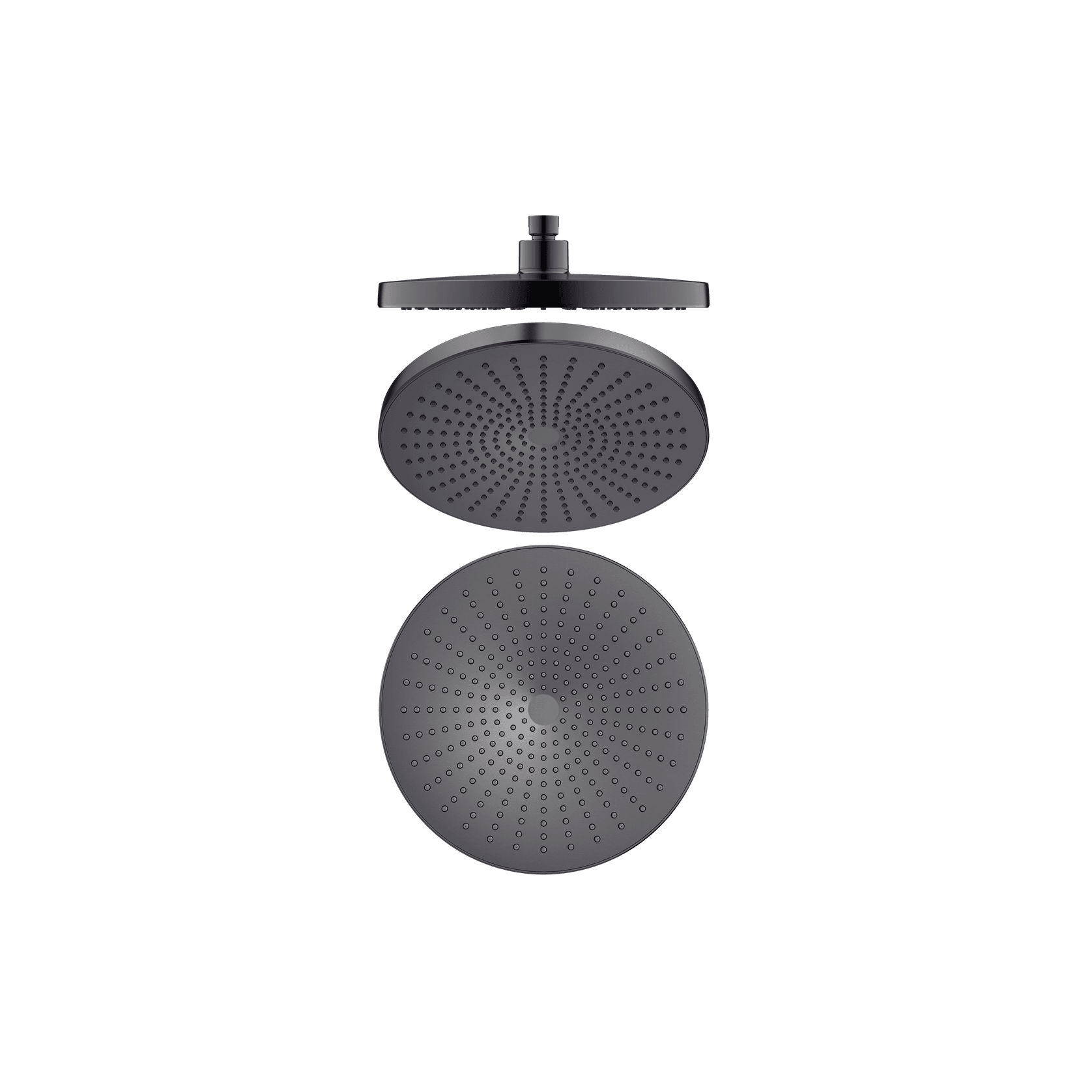 Opal 250mm Shower Head Gun Metal gallery detail image