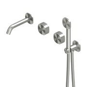 Super 22 69 | Two Wall Mixers + Shower Kit gallery detail image