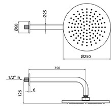 Antonio Frattini SH70 Shower Head gallery detail image