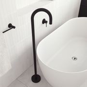 Kaya Gooseneck Floor Mounted Bath Outlet gallery detail image