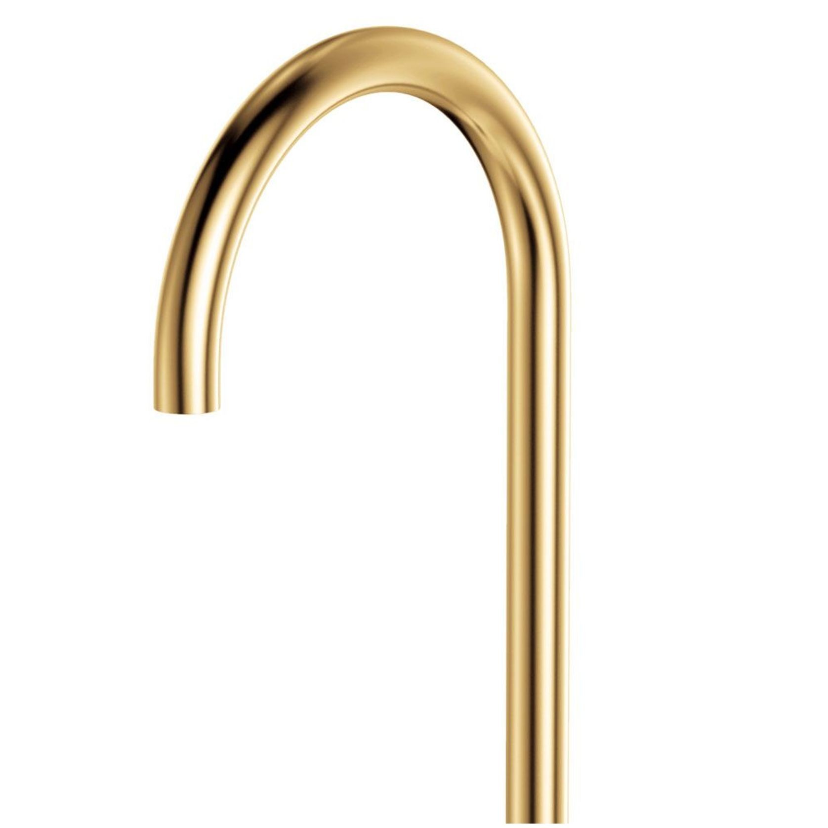 Kaya Gooseneck Floor Mounted Bath Outlet gallery detail image