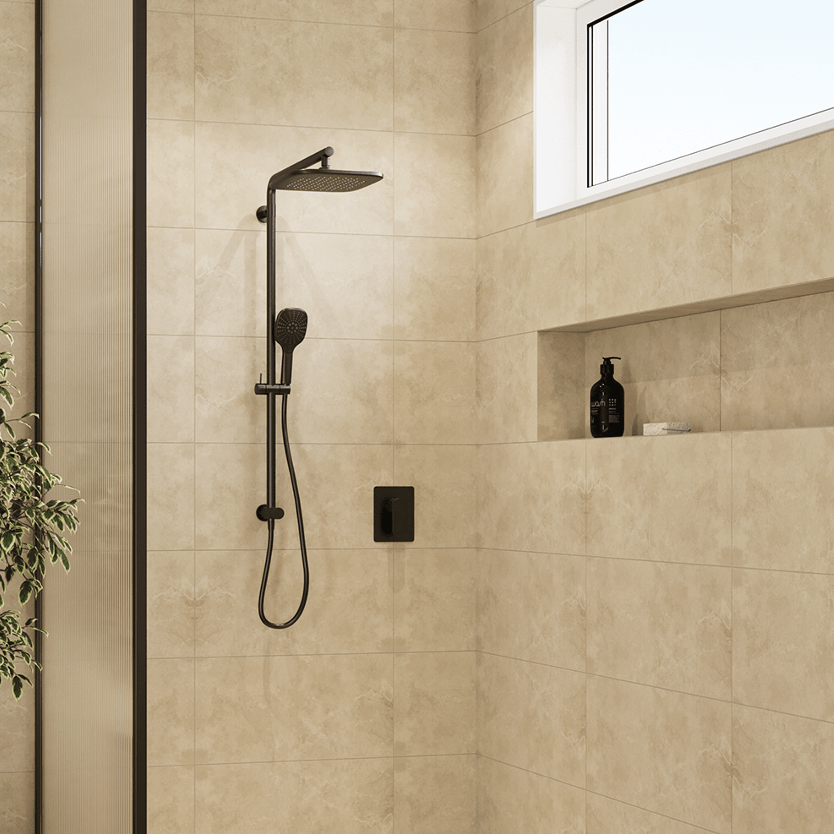 Splash Plus Square Column Shower 3 Function gallery detail image