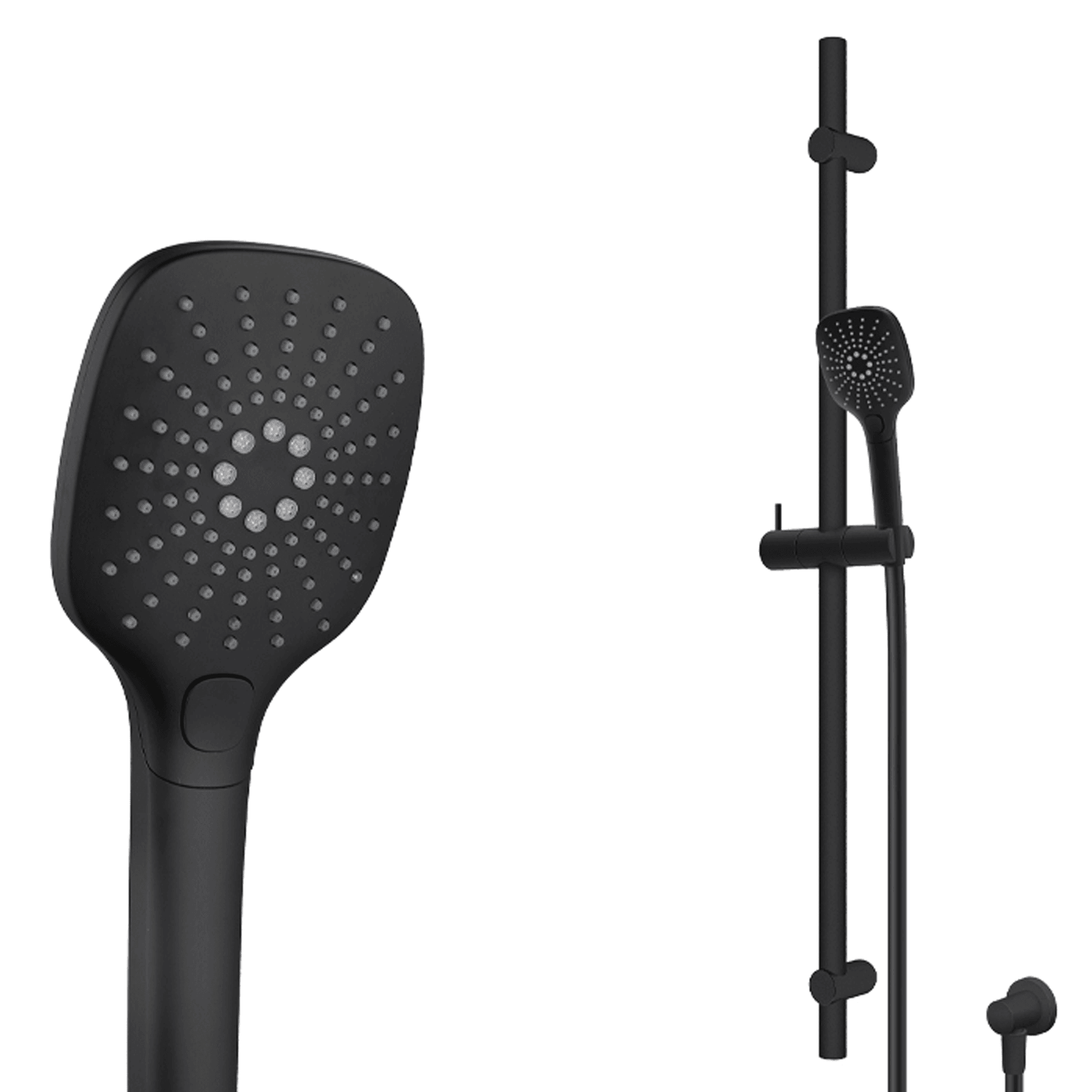 Splash Plus Square Slide Shower 3 Function gallery detail image