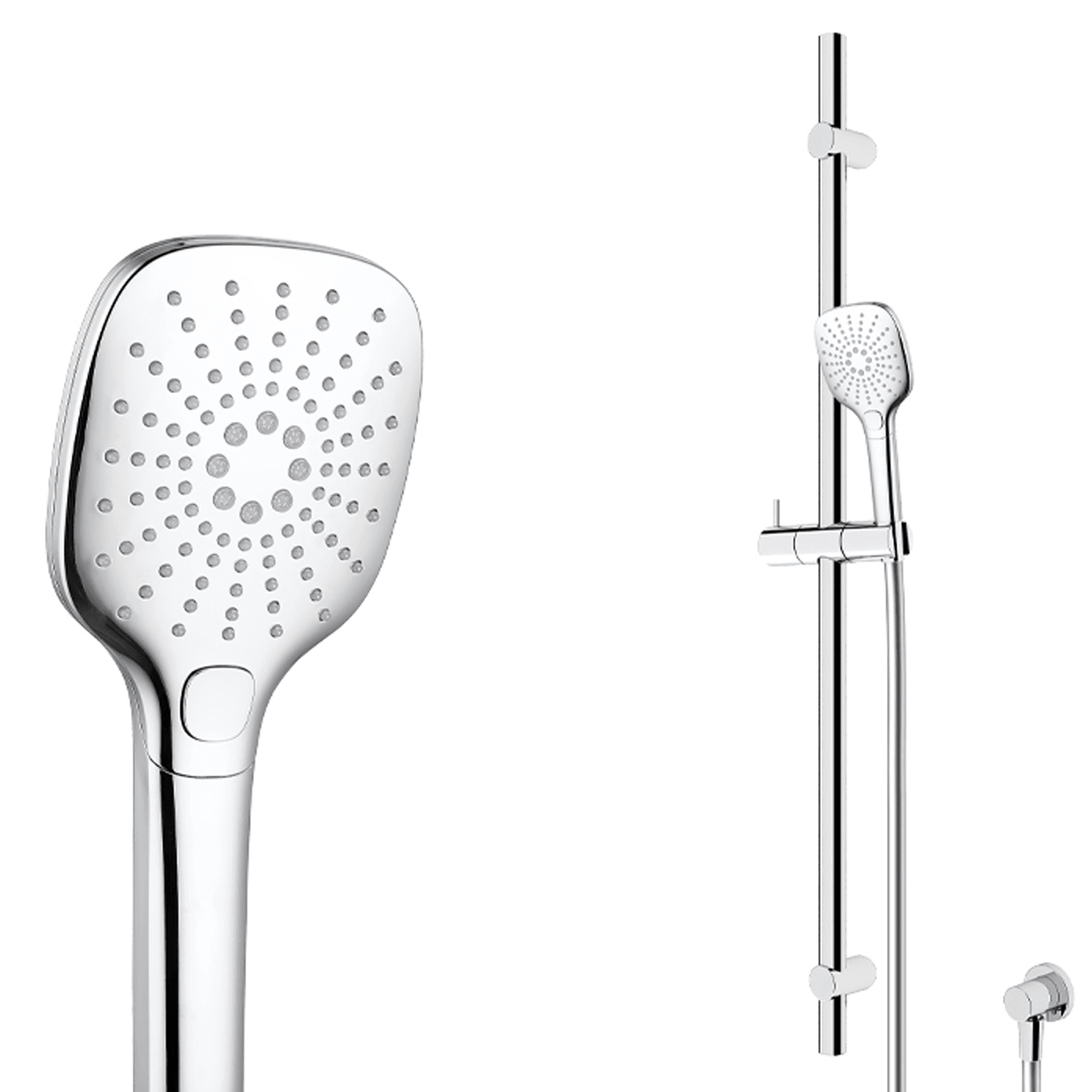 Splash Plus Square Slide Shower 3 Function gallery detail image