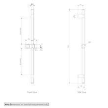 Elysian Adjustable Shower Rail gallery detail image