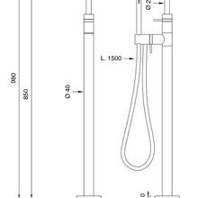 GRADI Free Standing Progressive Mixer by CEA gallery detail image