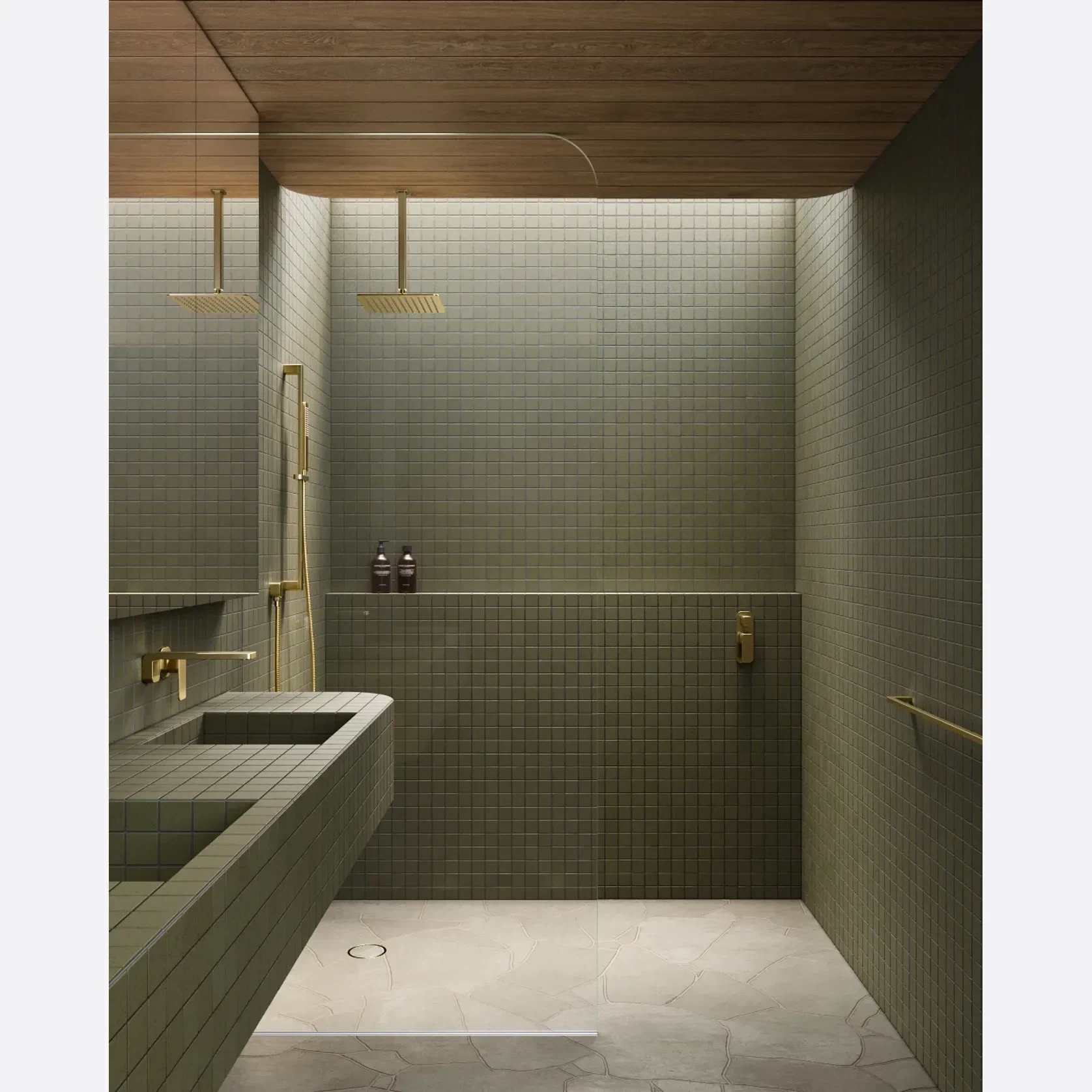 Nesso Shower Rail gallery detail image
