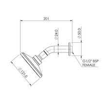 Tate Aerlux® Shower Rose gallery detail image
