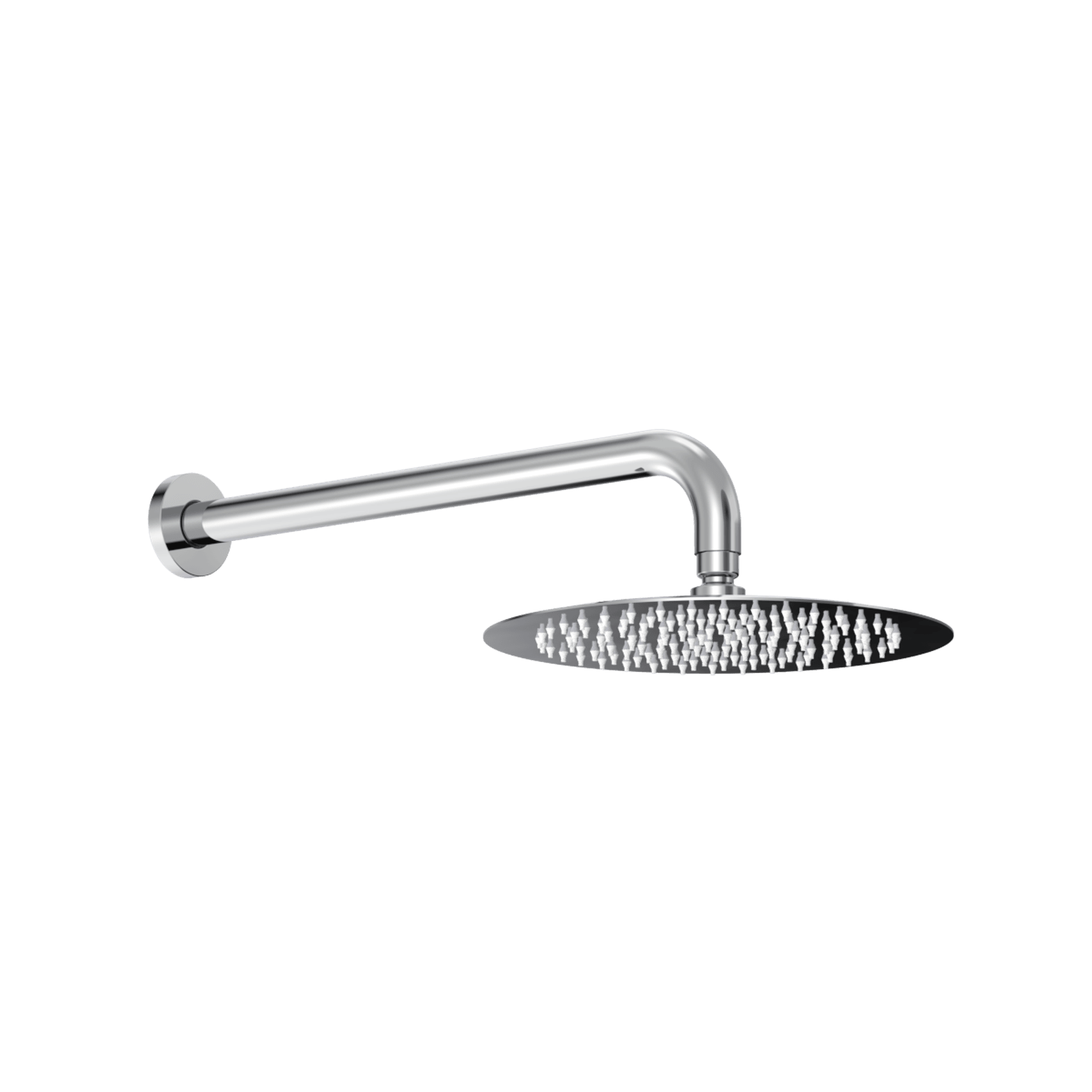 Tube Wall Mount Rainhead 250mm gallery detail image