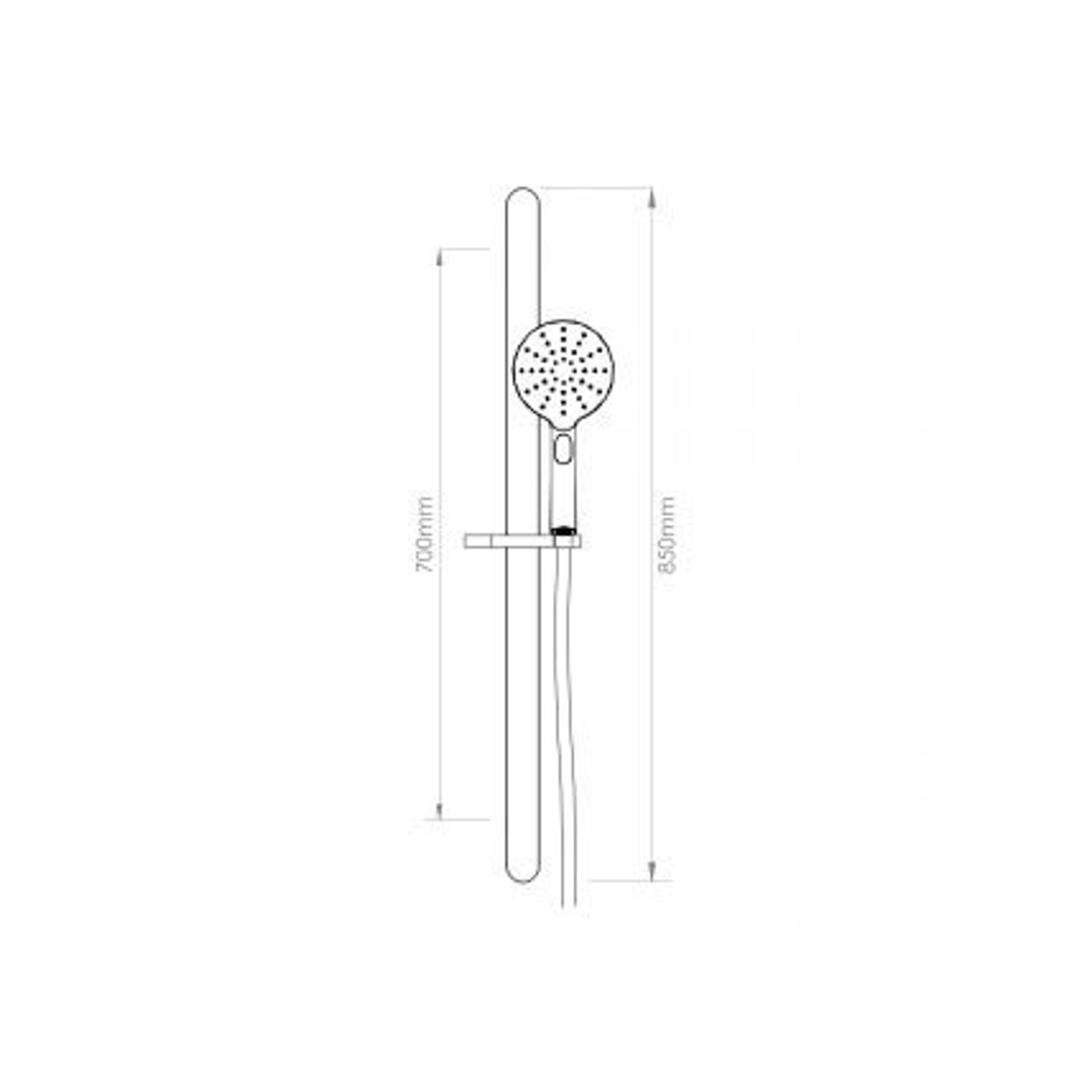 Eclipse 3 Function Slide Shower (Round) gallery detail image