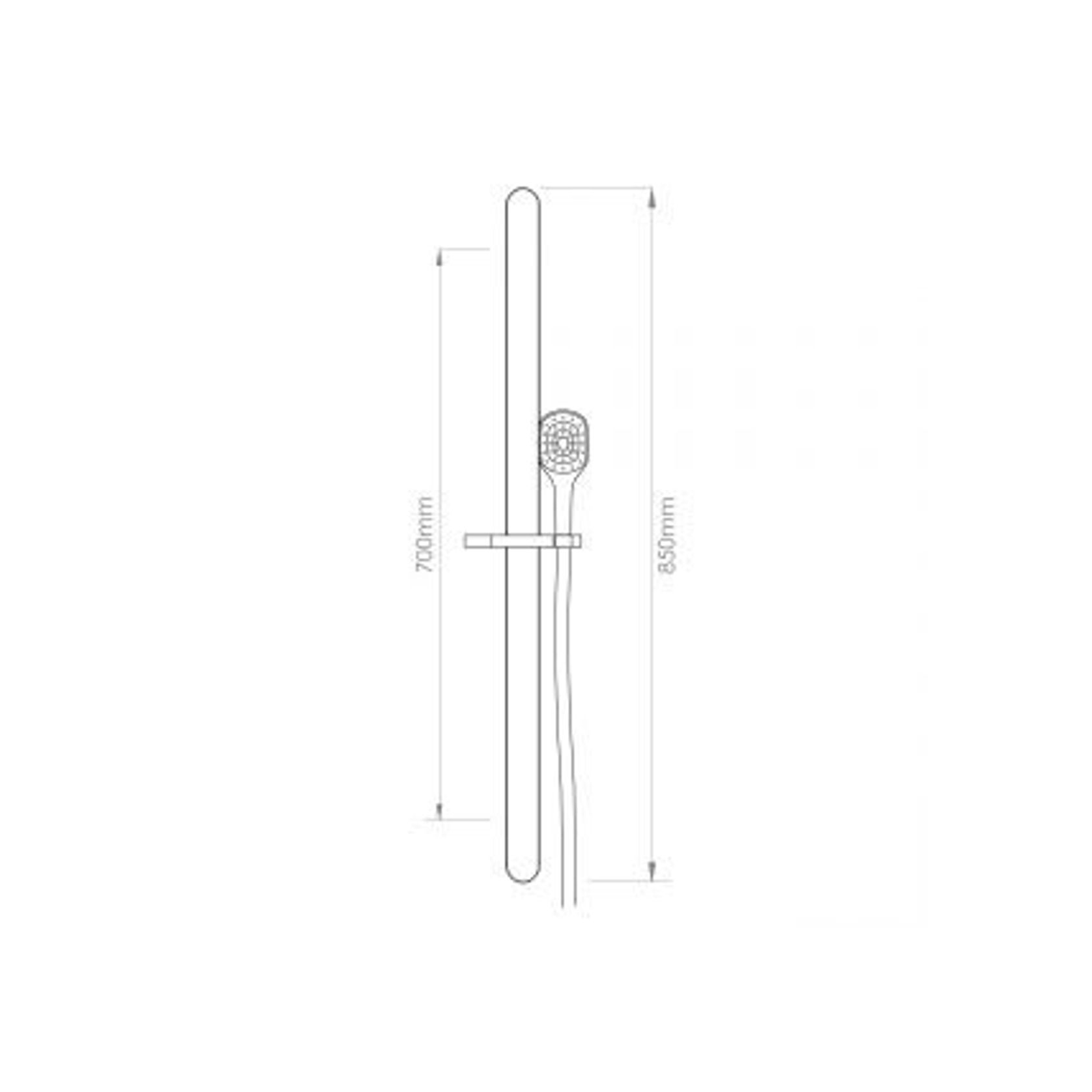 Eclipse 1 Function Slide Shower (Square) gallery detail image