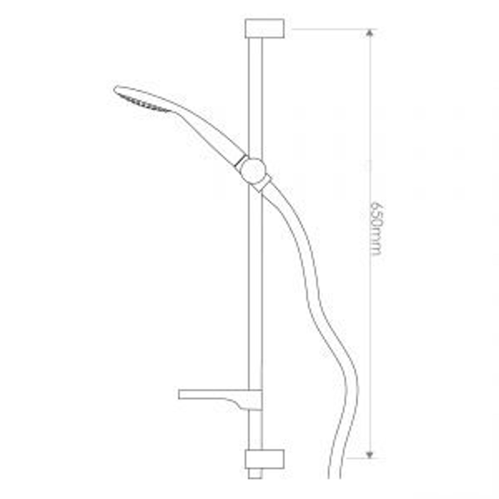 Pro Series Wetrail Multi-Fit Slide Shower gallery detail image