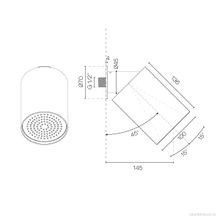 Buddy 100mm Wall Mounted Showerhead gallery detail image