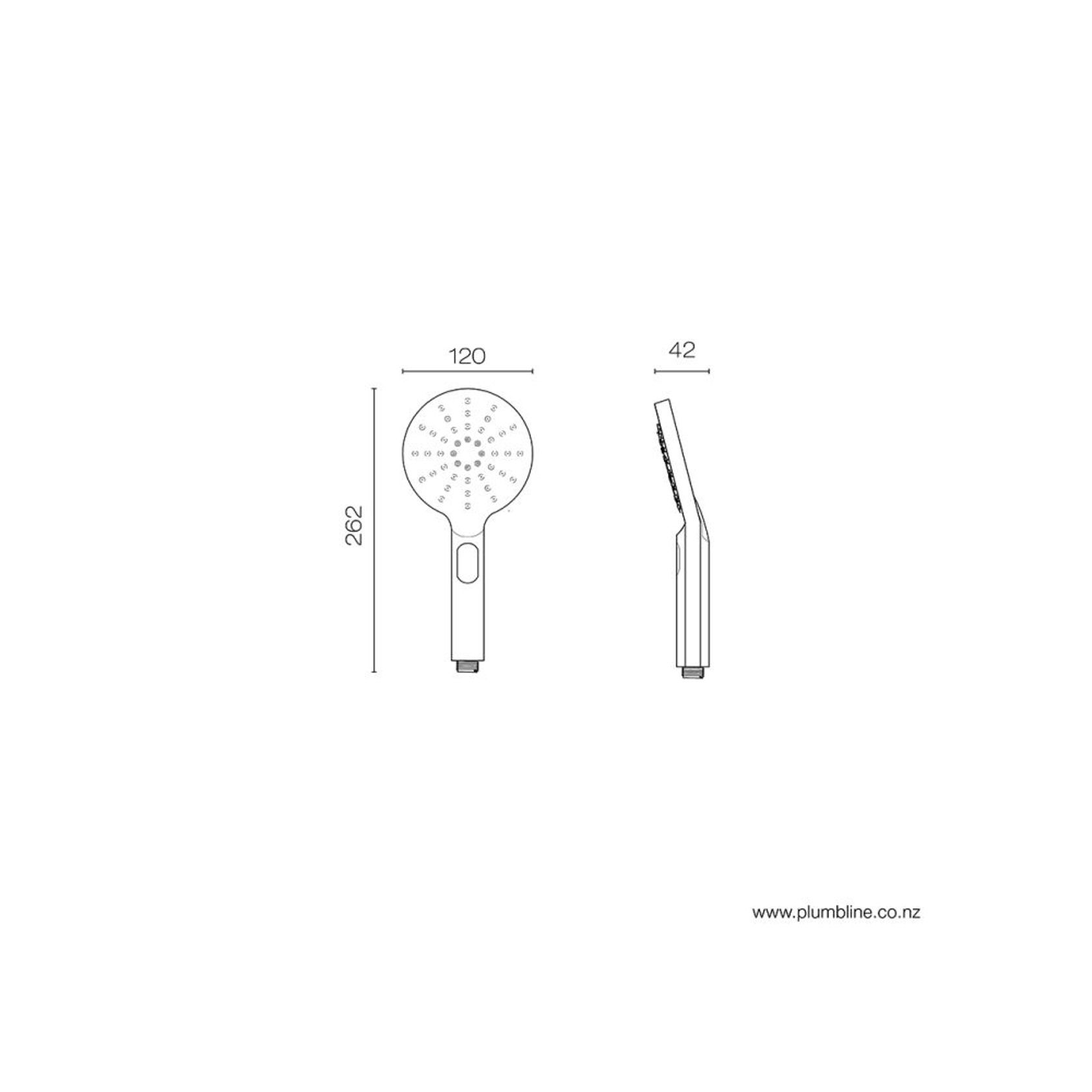 Como Round Shower Handpiece gallery detail image