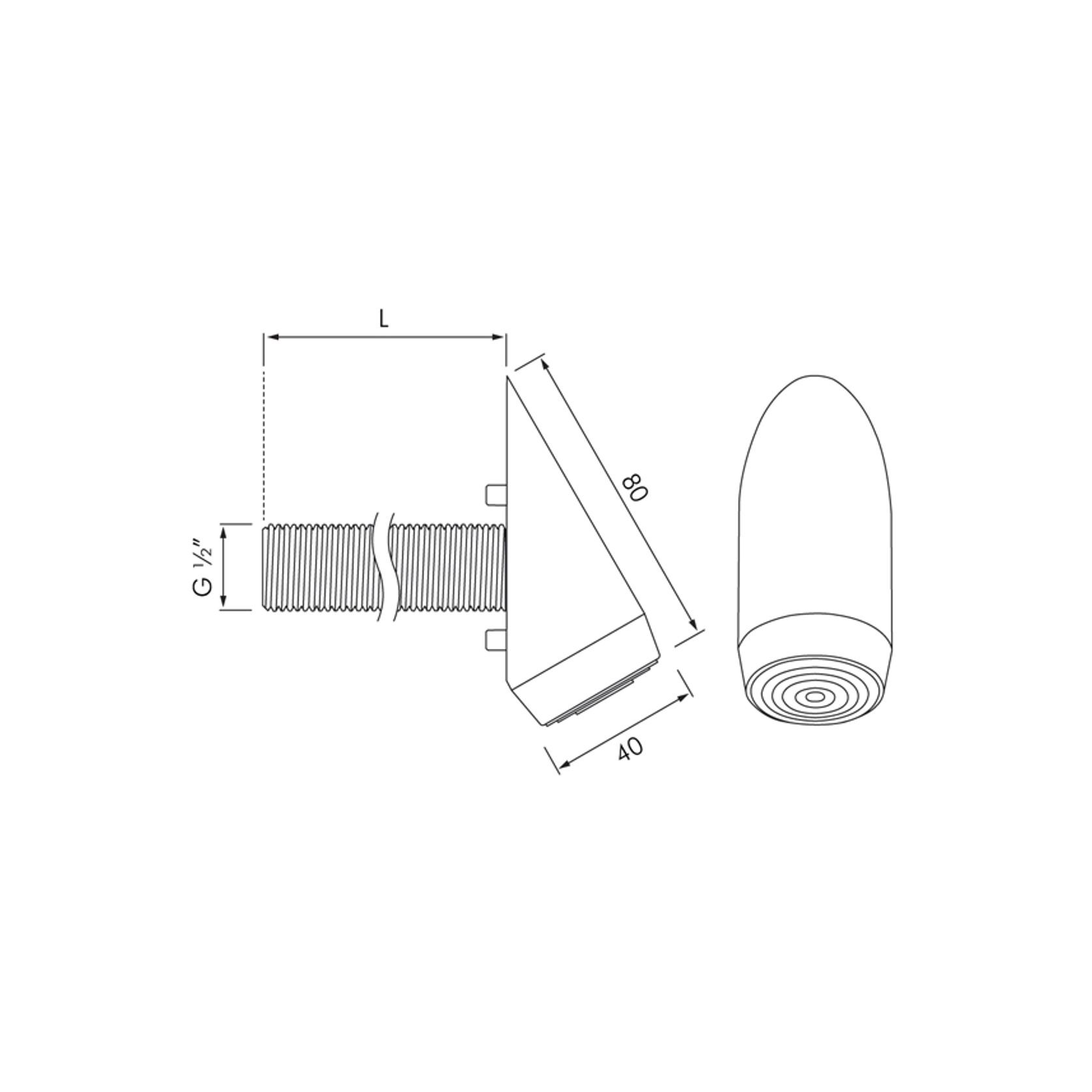 KWC Franke High Security Shower Head gallery detail image