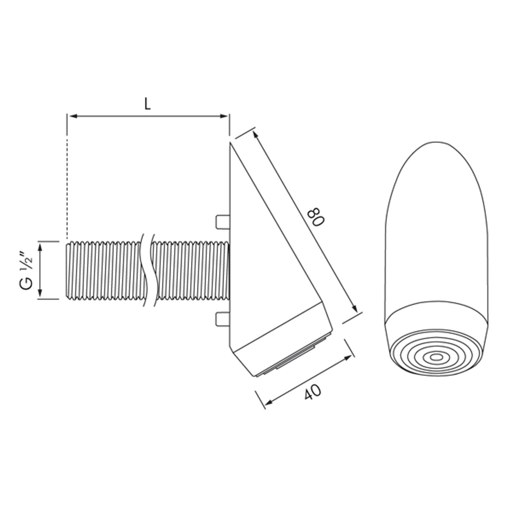 KWC Franke High Security Shower Head gallery detail image