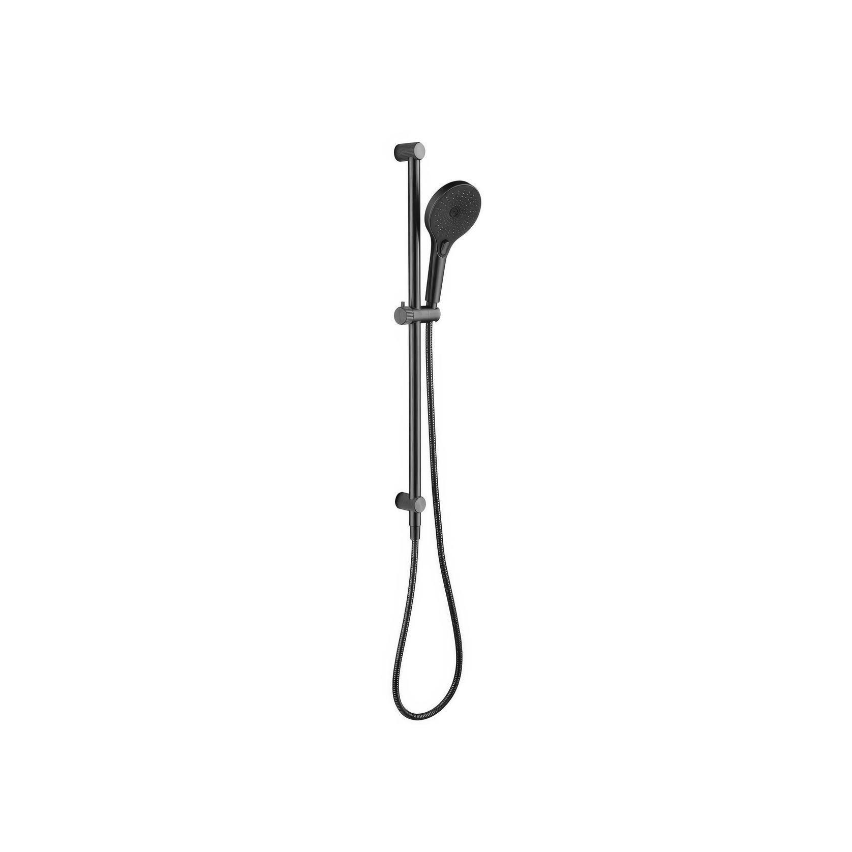 Mica Fluted Shower Rail | Inbuilt Inlet gallery detail image