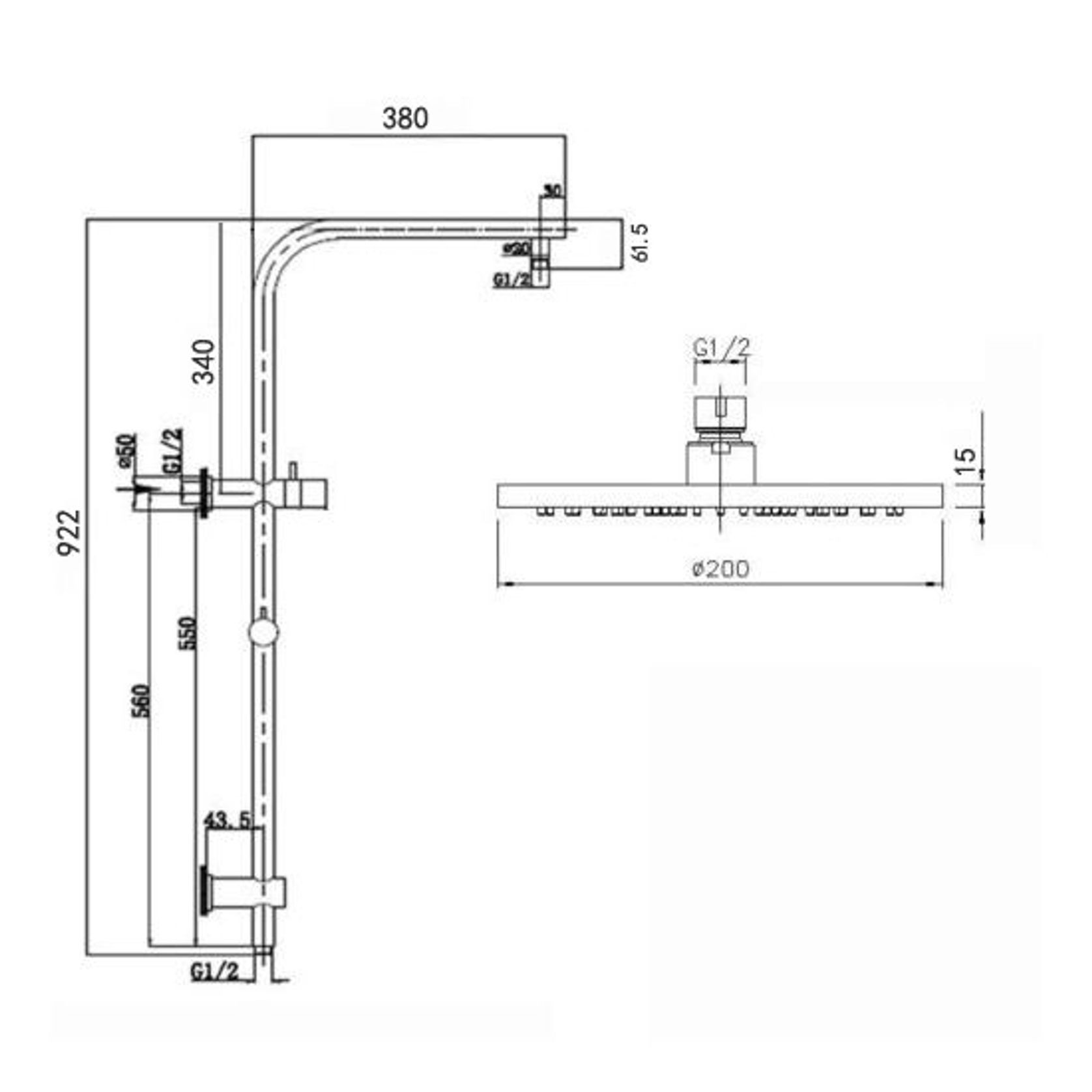 SR28A.04 | Pentro-Round Shower Station gallery detail image