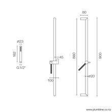 Young 900mm Slide Shower gallery detail image