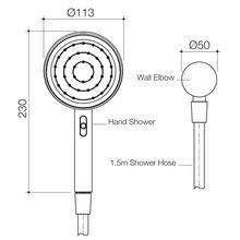 Opal Support VJet Shower with 900mm Rail gallery detail image