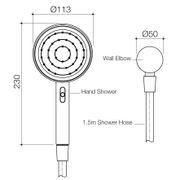 Opal Support VJet Hand Shower gallery detail image