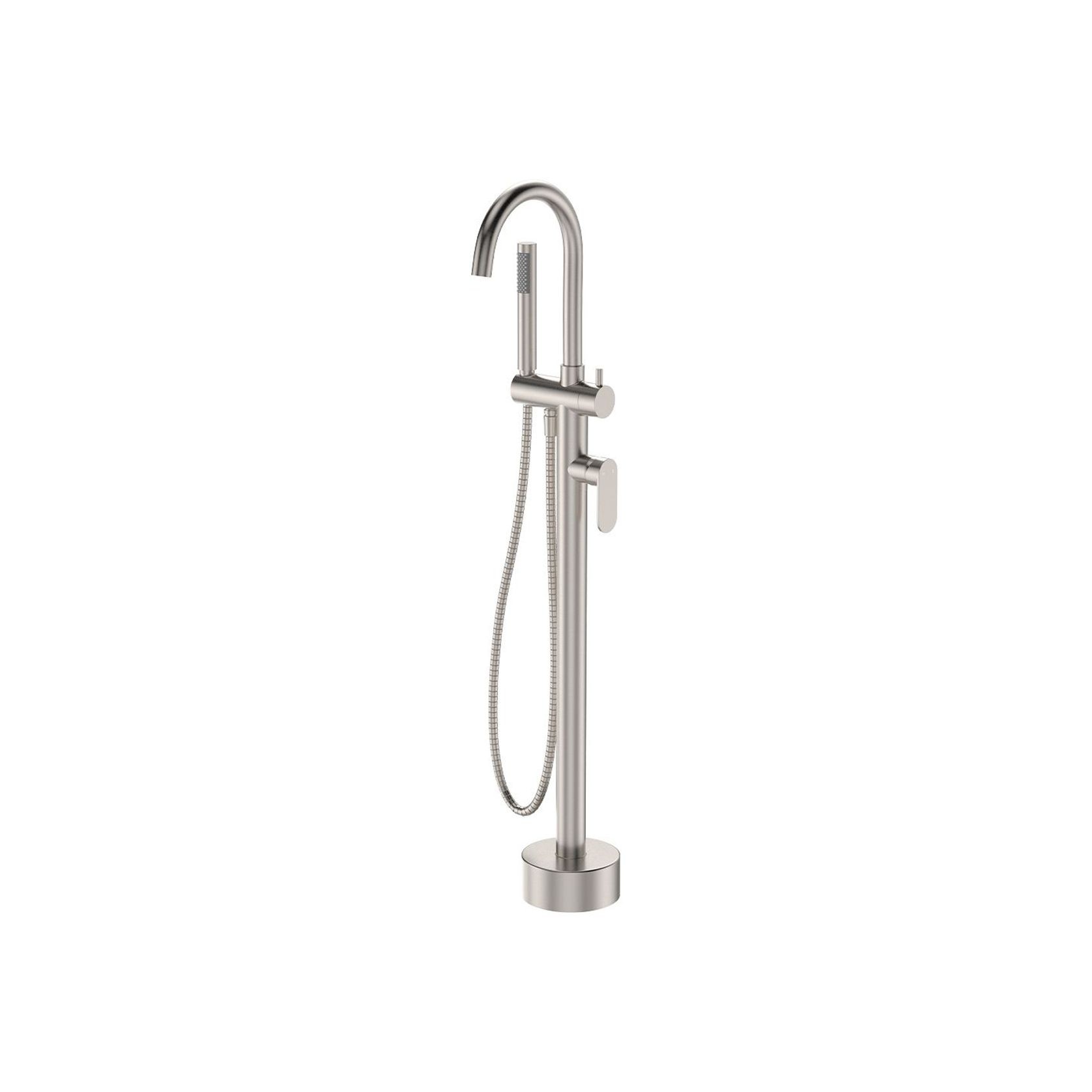 Empire Slim Floor Mounted Bath Mixer with Hand Shower gallery detail image