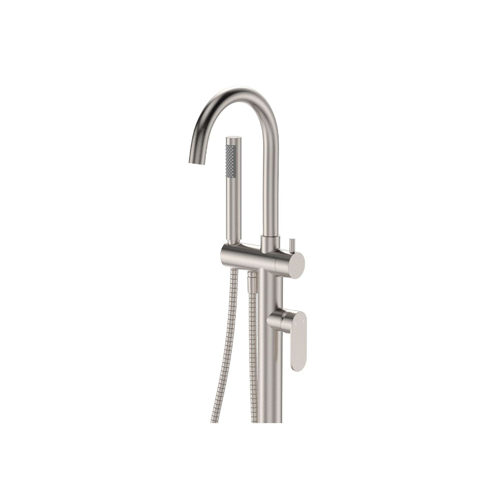 Empire Slim Floor Mounted Bath Mixer with Hand Shower gallery detail image