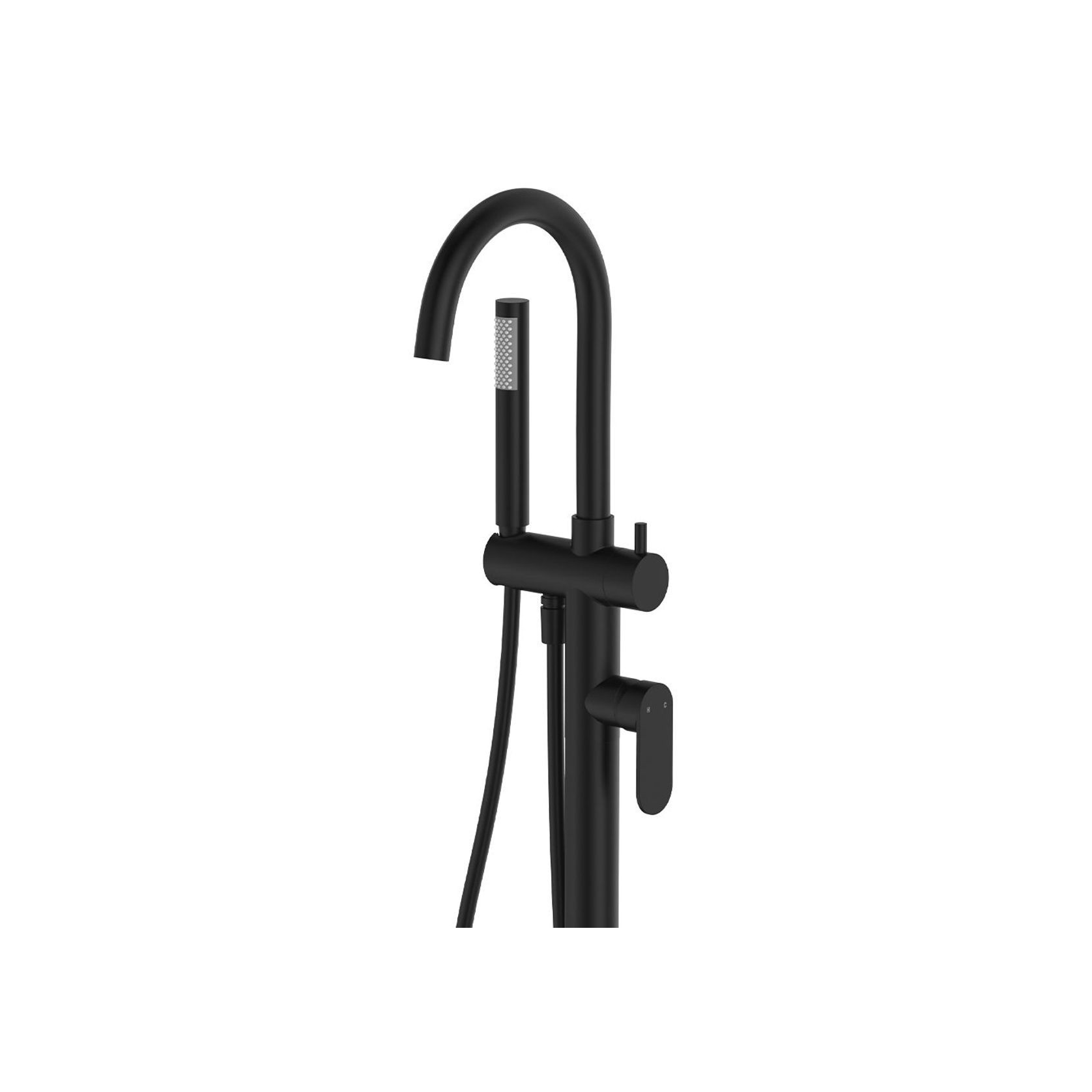 Empire Slim Floor Mounted Bath Mixer with Hand Shower gallery detail image