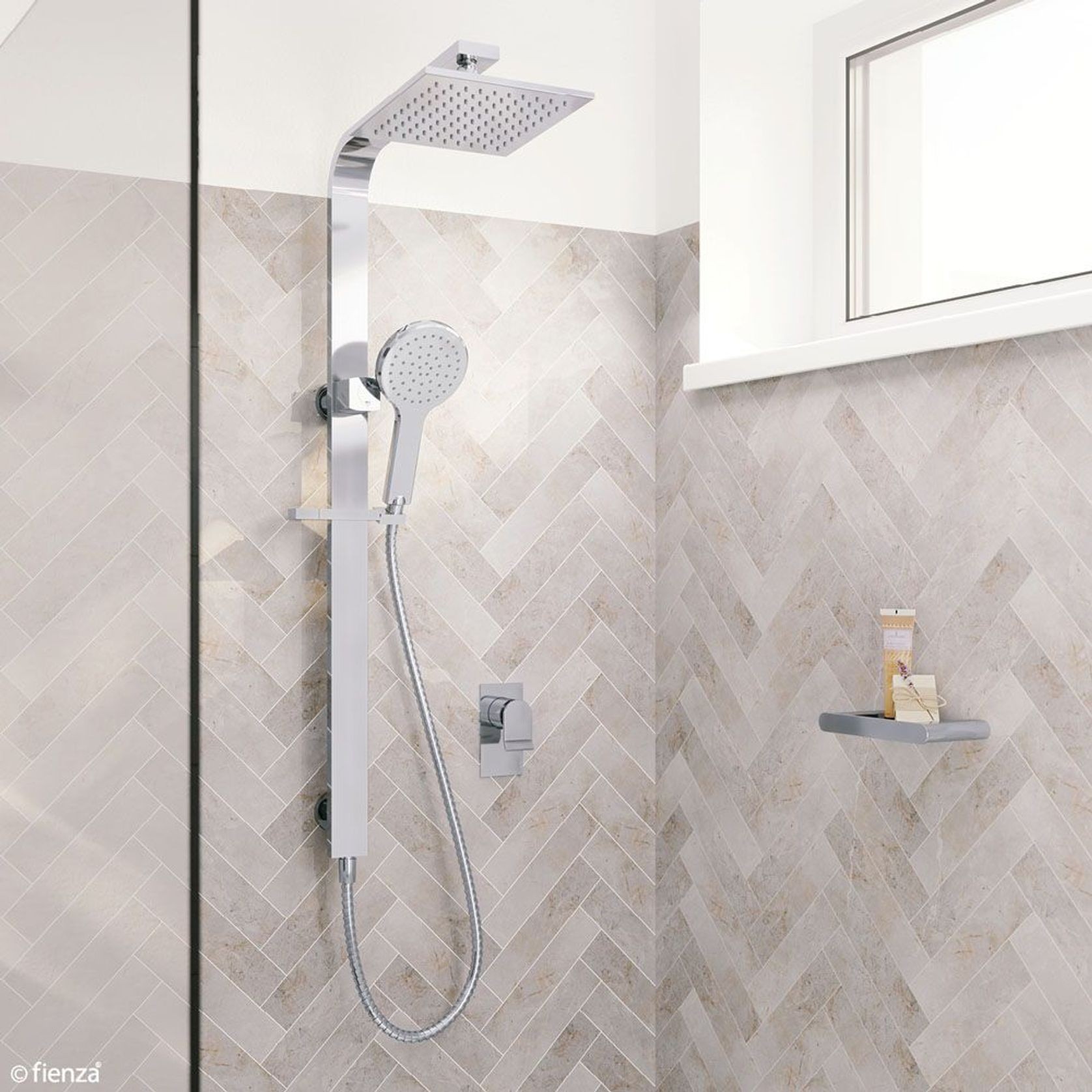 Lincoln Deluxe Twin Shower gallery detail image