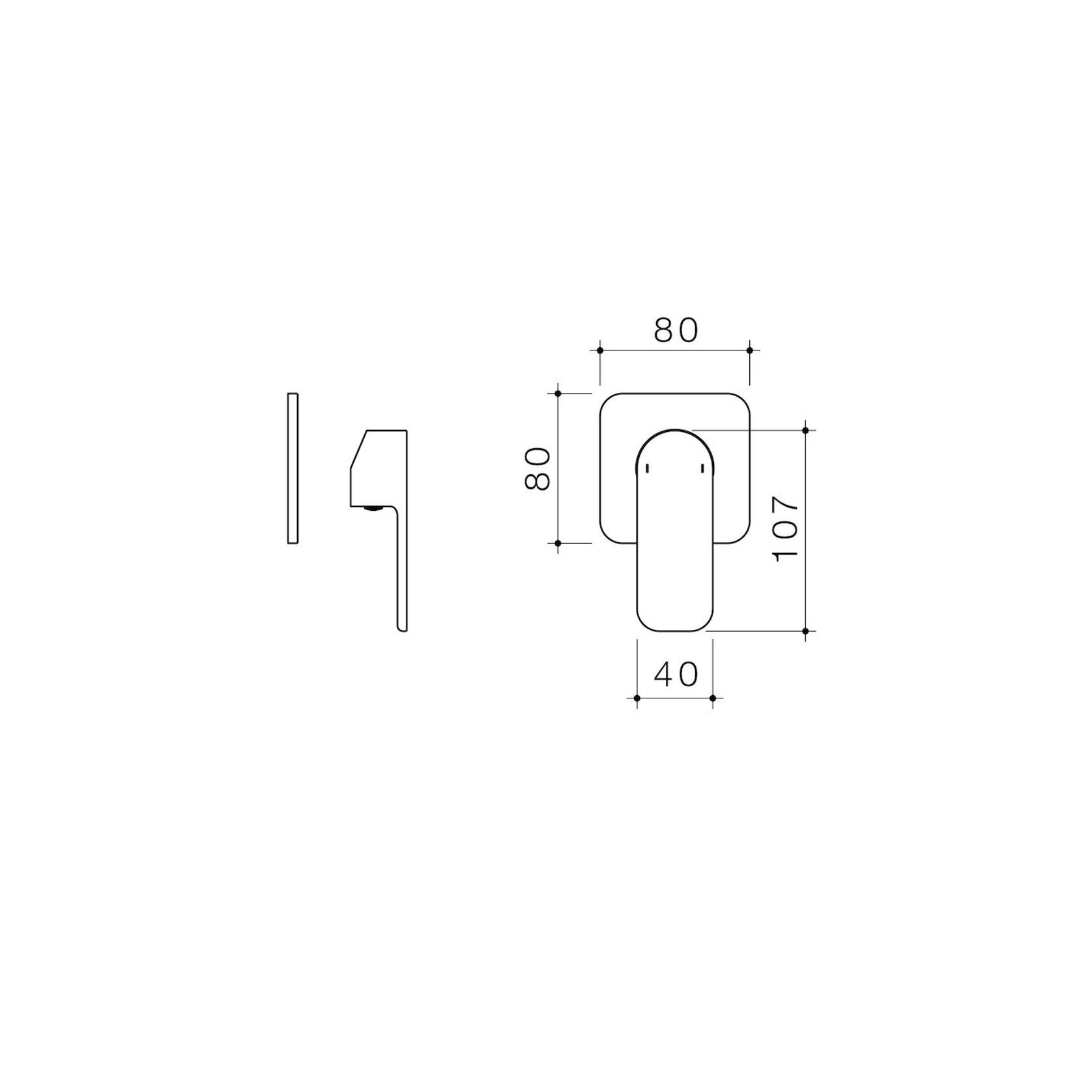 Luna Bath Shower Mixer Trim Kit gallery detail image