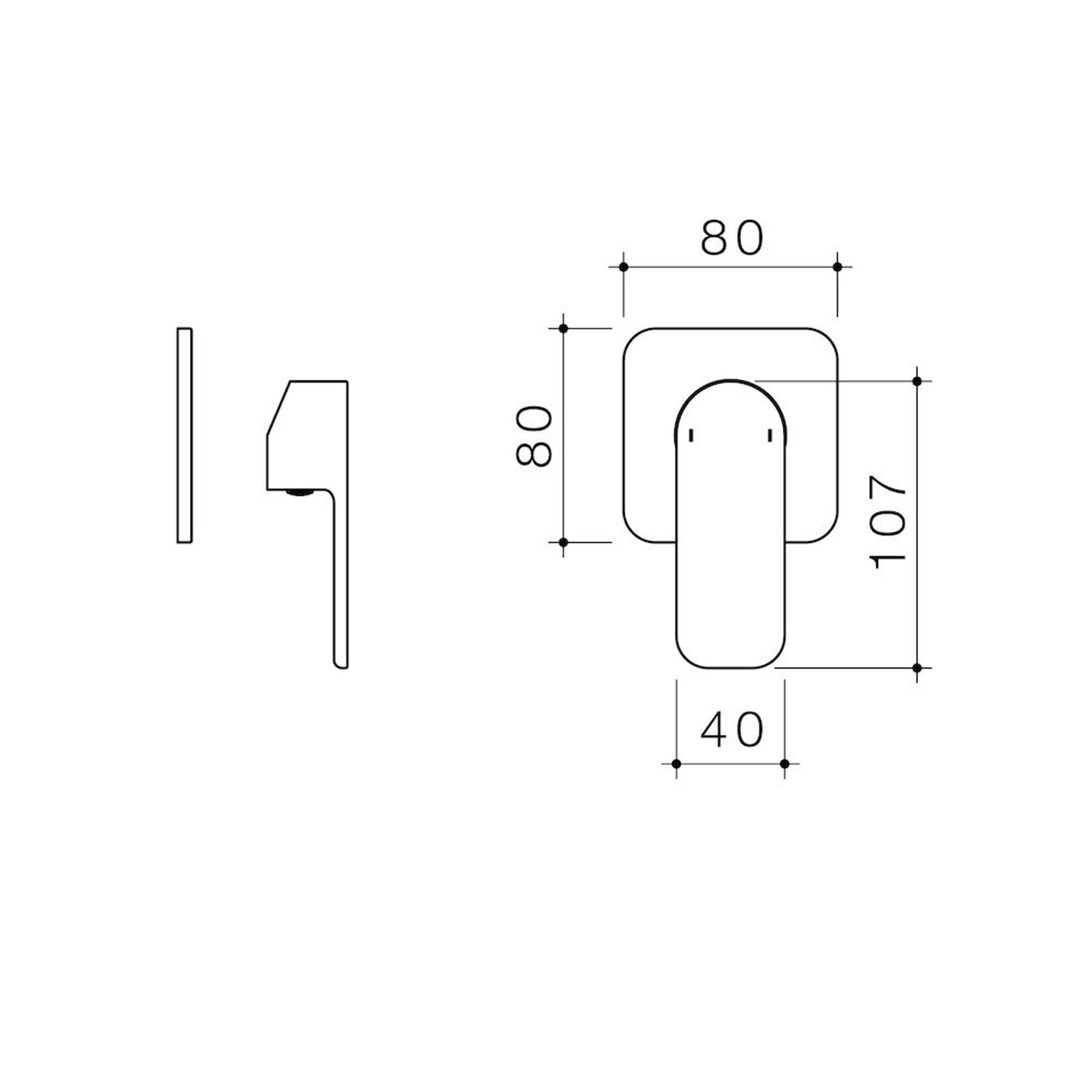 Luna Bath Shower Mixer Trim Kit gallery detail image