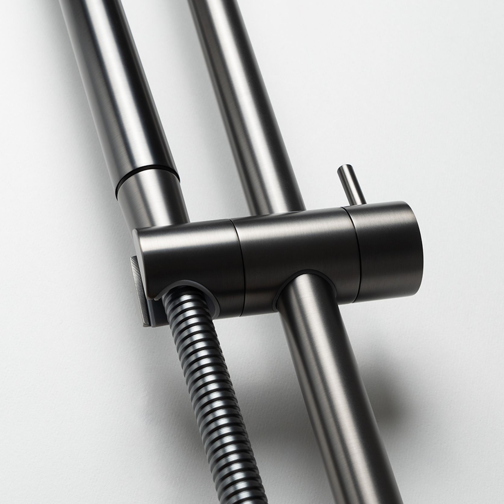 Mira Brushed Gunmetal Shower on Rail gallery detail image