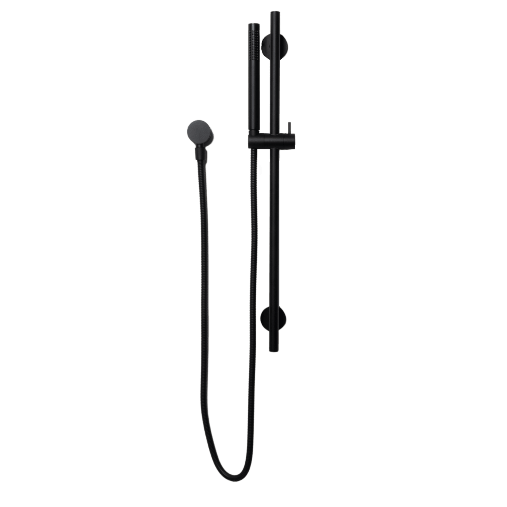 Mira Matte Black Shower on Rail gallery detail image
