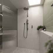 Mira Brushed Gunmetal Shower on Rail gallery detail image
