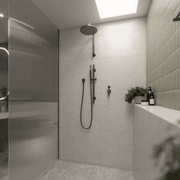 Mira Brushed Gunmetal Shower on Rail gallery detail image