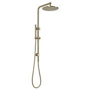 Mira Brushed Brass Gold Shower Rail Twin Set gallery detail image