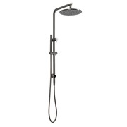 Mira Brushed Gunmetal Shower Rail Twin Set gallery detail image