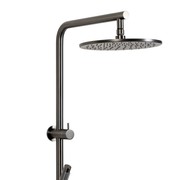 Mira Brushed Gunmetal Shower Rail Twin Set gallery detail image