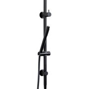Mira Matte Black Shower Rail Twin Set gallery detail image