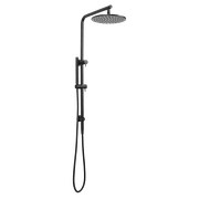 Mira Matte Black Shower Rail Twin Set gallery detail image